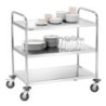 Servierwagen TS301 – 90 kg Tragkraft, mobil | bartscher