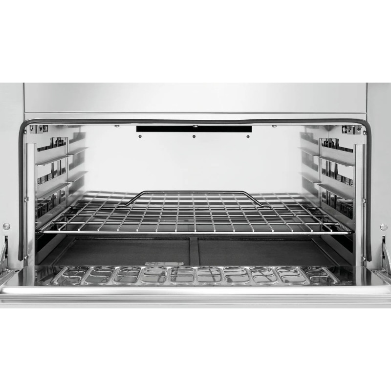 Cuisinière gaz 4 brûleurs 2/1GN avec four électrique | bartscher