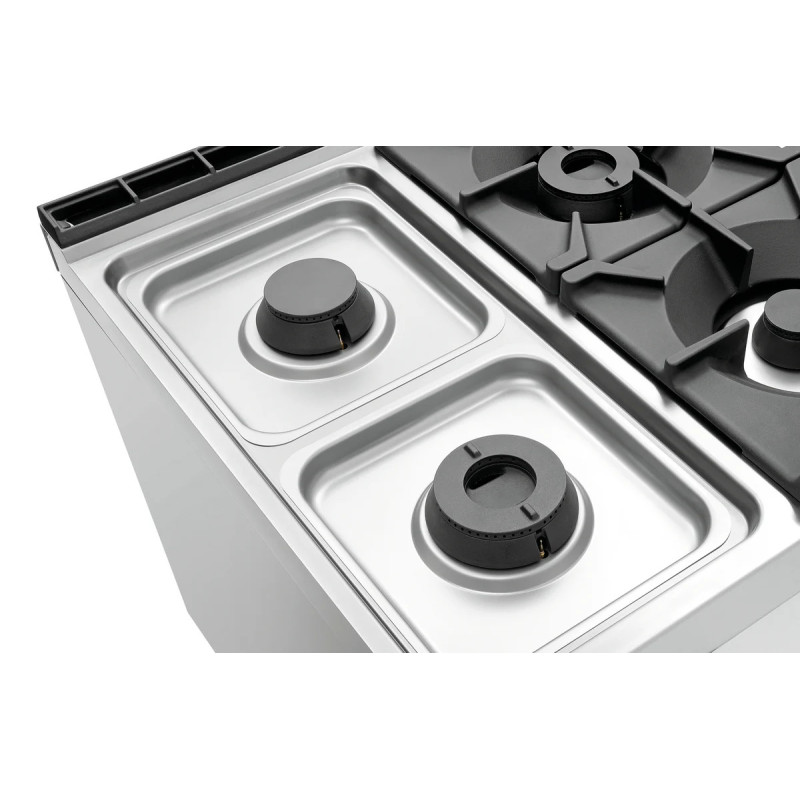 6 Flammen Gasherd GN 2/1 – effiziente Leistung | bartscher