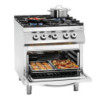 Gas Stove 900 with 4 Burners – Durable inox | bartschers