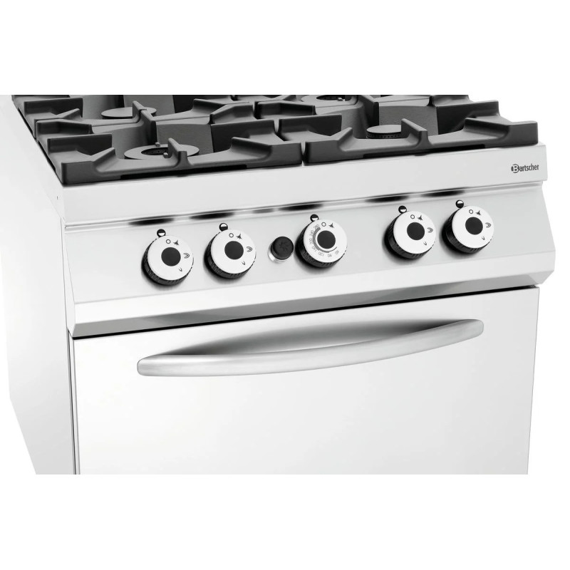 Gas Stove 900 with 4 Burners – Durable inox | bartschers
