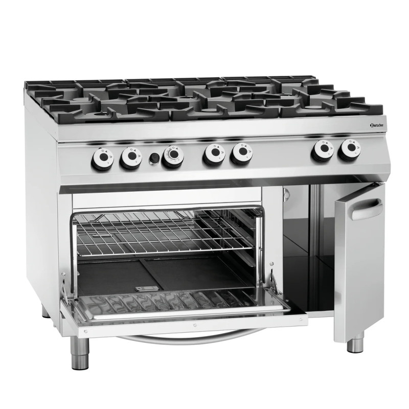 Gas Stove 6BR GN 2/1 – High Power Cooking | bartscher