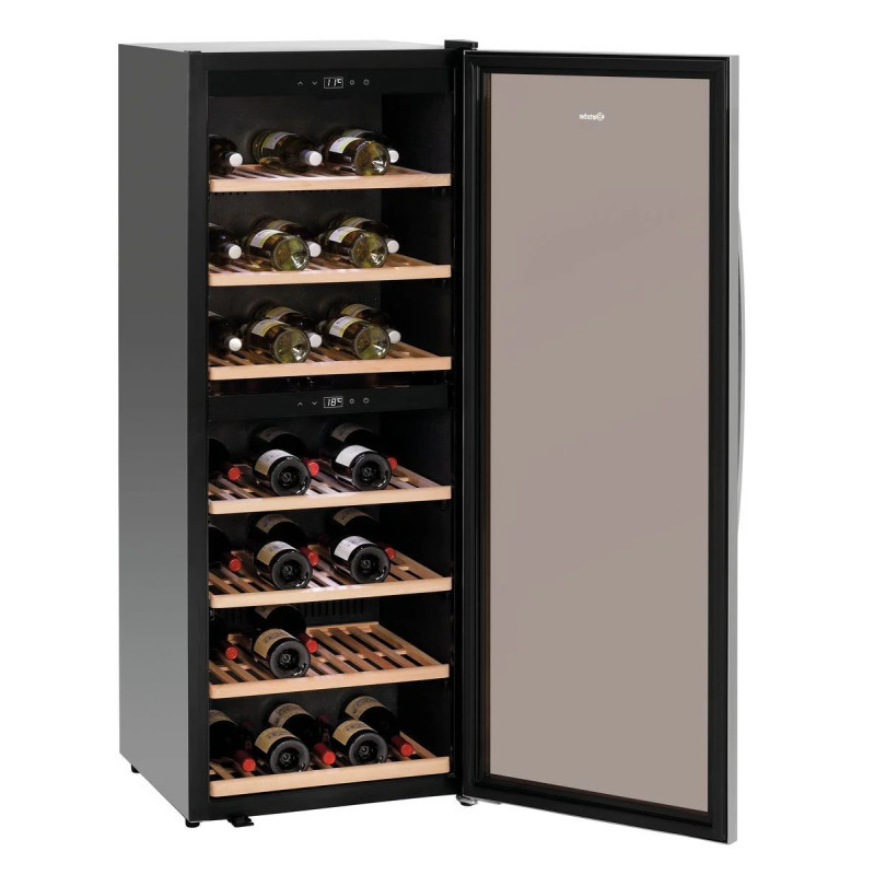 Weinkühlschrank 2Z 126FL – 2 Temperaturzonen | bartscher