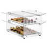 Armoire buffet 5400 2E-K inox 2 niveaux | bartsch er