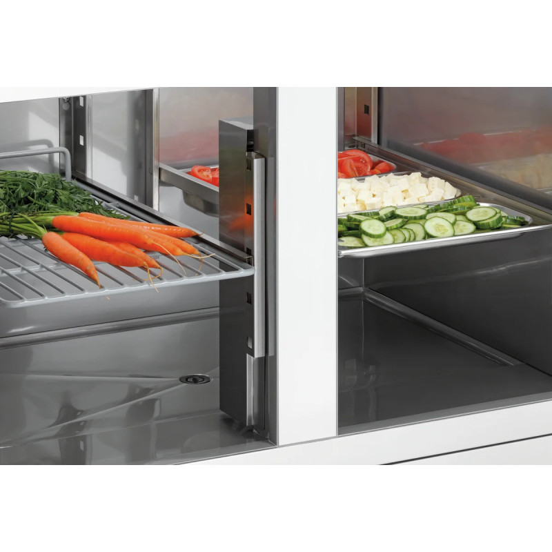 Mini-Kühltisch 900T2 – 260L Kapazität & Flügeltüren | bartscher