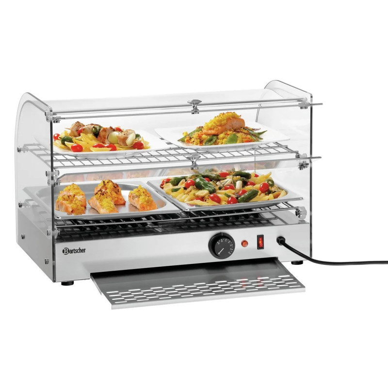 Vitrine chaude 5200 2ER 45L – Maintien au chaud | bartschER