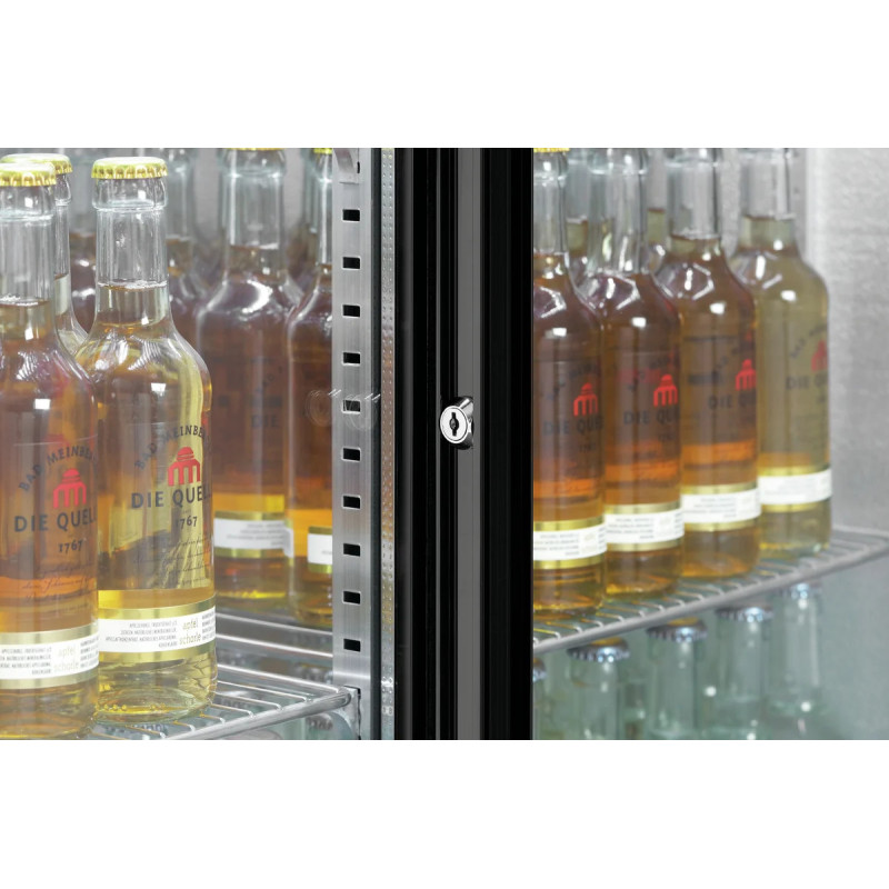 Réfrigérateur bar 176L double porte vitrée – bartschher