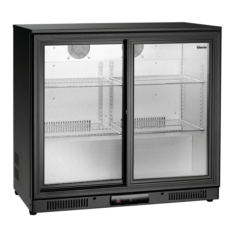 Réfrigérateur bar 176L double porte vitrée – bartschher