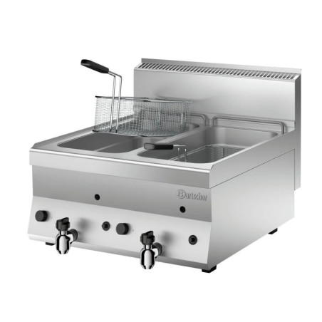 Gas-Fritteuse 650, 2x8L – hohe Leistung | bartscher