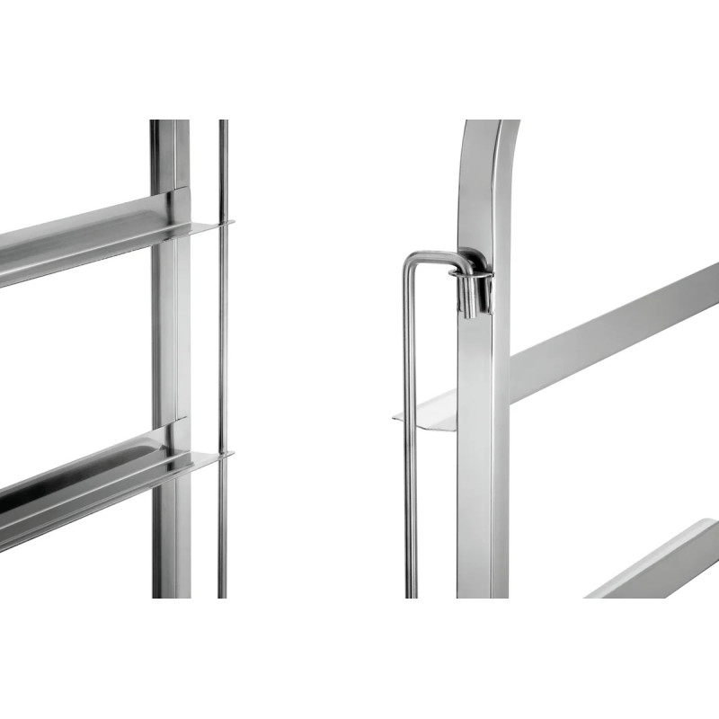Chariot porte-panier lave-vaisselle ASP700 inox 1750mm | bartschER