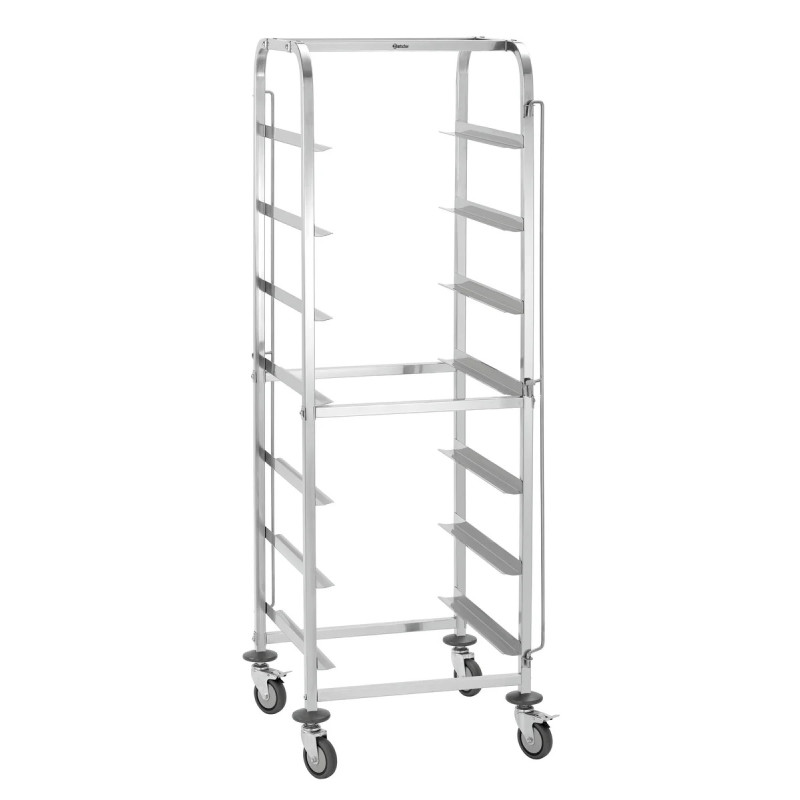 Dishwasher Basket Trolley – Secure Transport, 20 kg | bartscher
