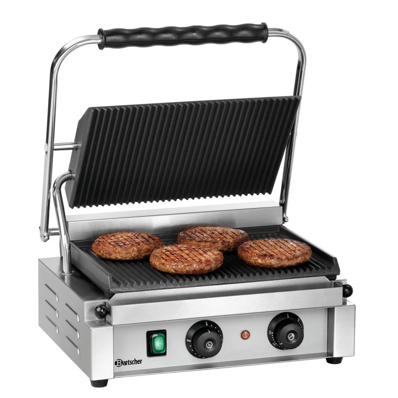 Contact Grill Panini-T 1R – Cast Iron Plates | bartscher