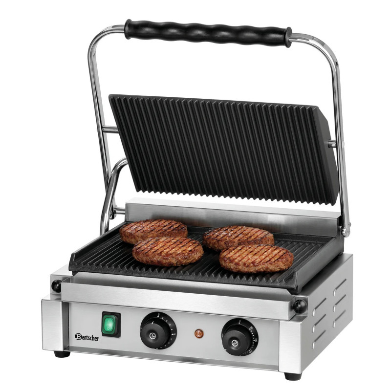 Contact Grill Panini-T 1R – Cast Iron Plates | bartscher