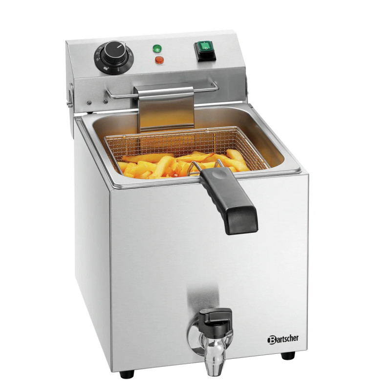 Fritteuse SNACK III Plus – 9L Kapazität, Edelstahl | bartscher