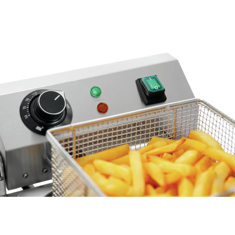 Fritteuse SNACK III Plus – 9L Kapazität, Edelstahl | bartscher