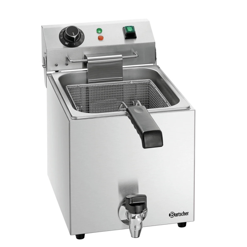 Fritteuse SNACK III Plus – 9L Kapazität, Edelstahl | bartscher