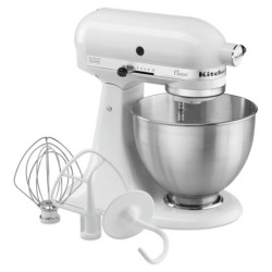 Robot pâtissier 4,28L KitchenAid 5K45SSEWH – bartscher