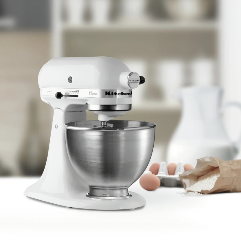 KitchenAid 5K45SSEWH Mixer 4.28L Capacity | bartscher