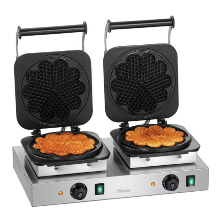 Gaufrier 2HW211 double plaques fonte – bartscher