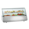 Refr. display 3/1GN curved glass – Sliding doors | bartscher