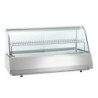 Refr. display 3/1GN curved glass – Sliding doors | bartscher