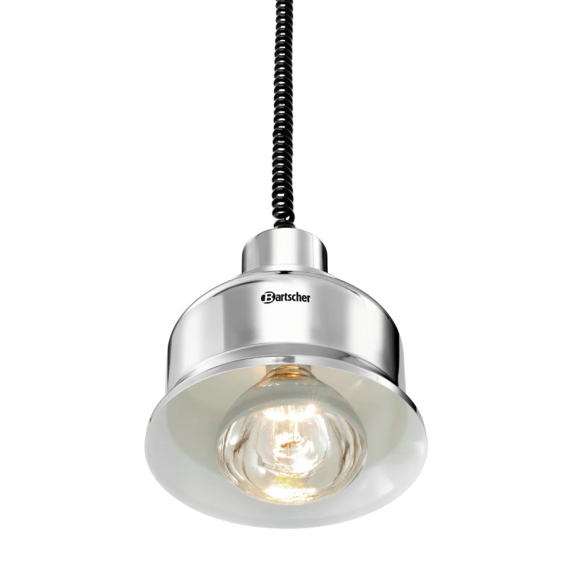 Wärmelampe IWL250D CHR – Infrarot 250W, kompakt | bartscher