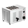 Toaster TS40 – 4-Schlitz Edelstahl, 1,8 kW | bartscher
