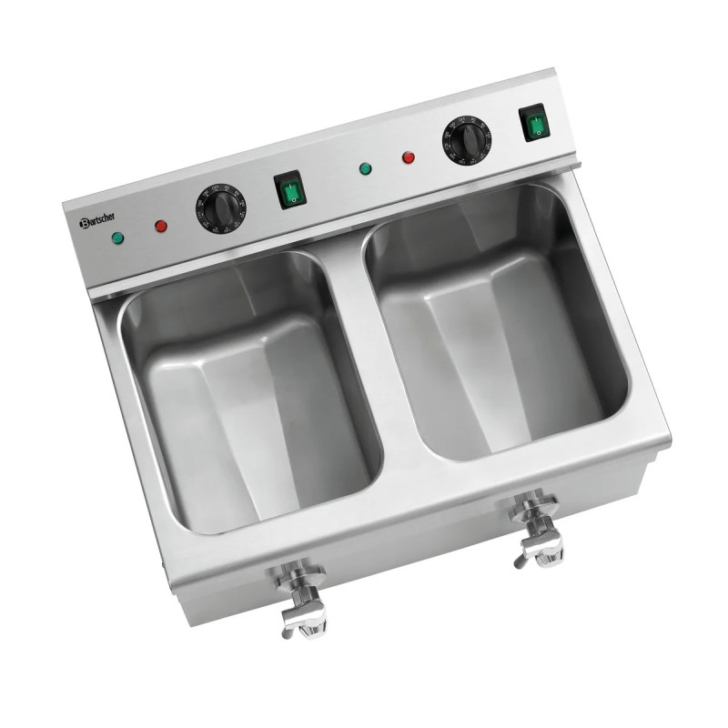 Induction Deep Fat Fryer 2x8L – Precise Control | bartscher