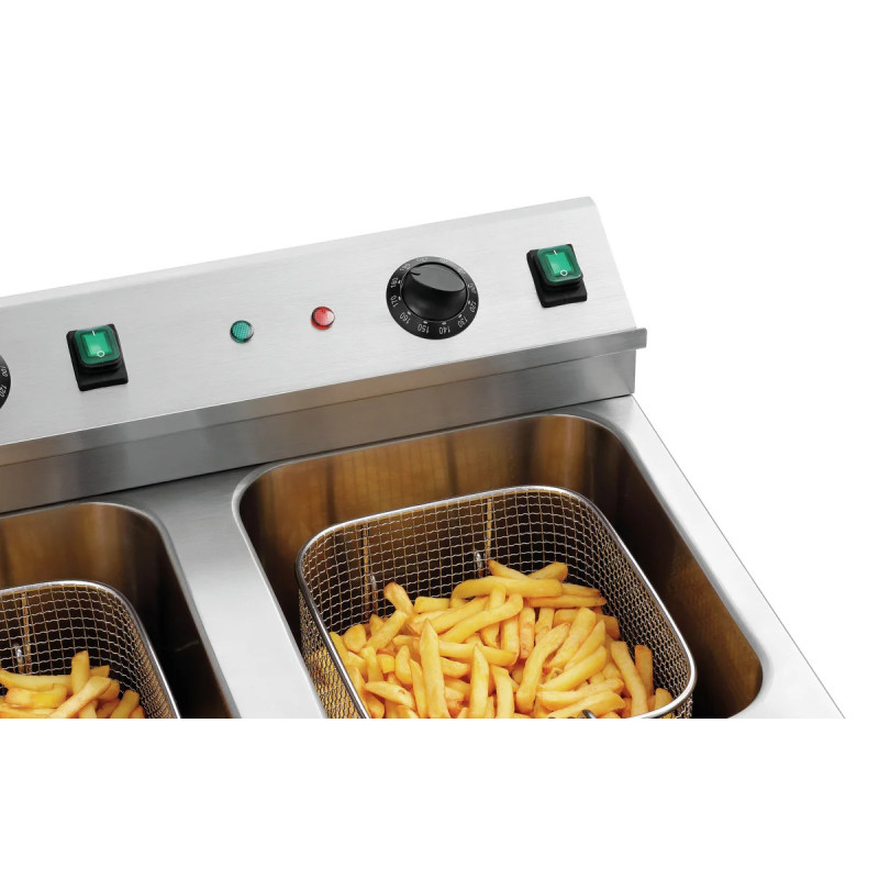 Induktions-Fritteuse 2x8L Plus – schnelle Erwärmung | bartscher