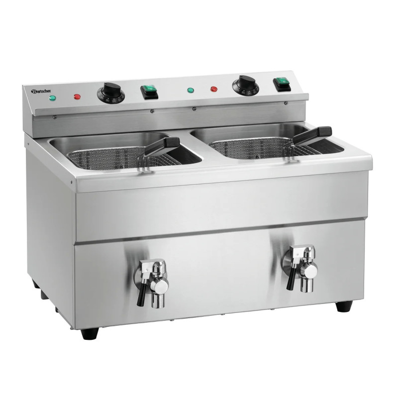 Induktions-Fritteuse 2x8L Plus – schnelle Erwärmung | bartscher