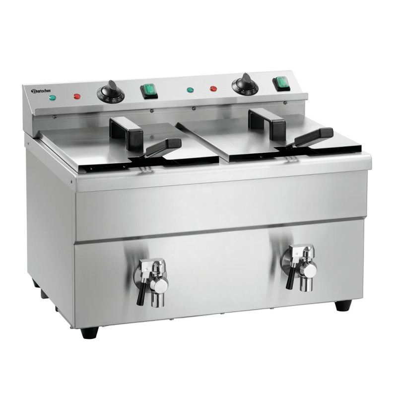 Induktions-Fritteuse 2x8L Plus – schnelle Erwärmung | bartscher