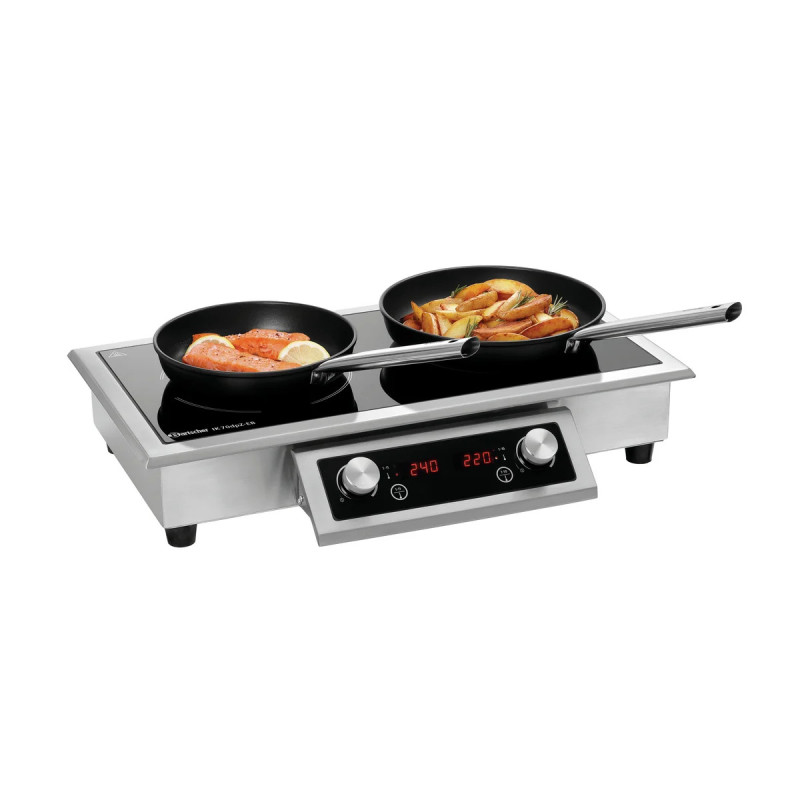Induction cooker IK 70dpZ-EB – Dual Hob Power | bartscher