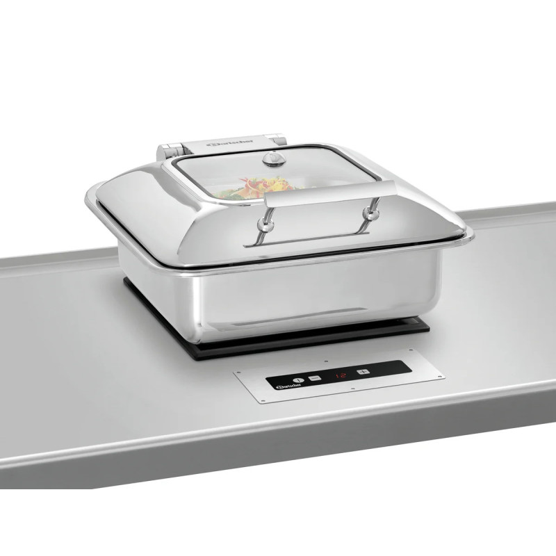 Plaque maintien chaud induction encastrable 280x280 | bartscher