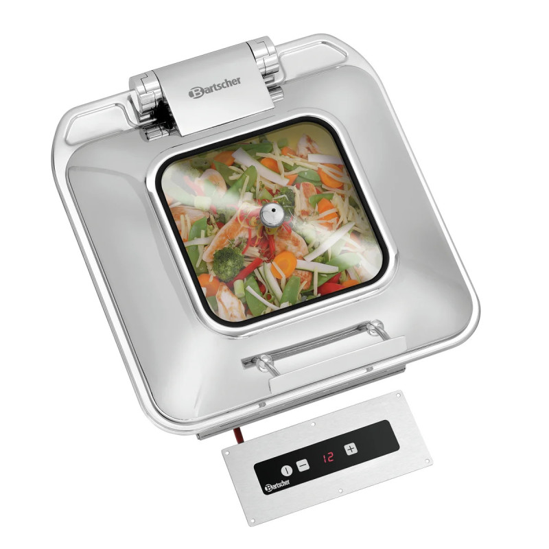 Plaque maintien chaud induction encastrable 280x280 | bartscher