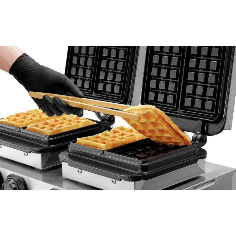Gaufrier double 2200W avec minuterie – bartscher