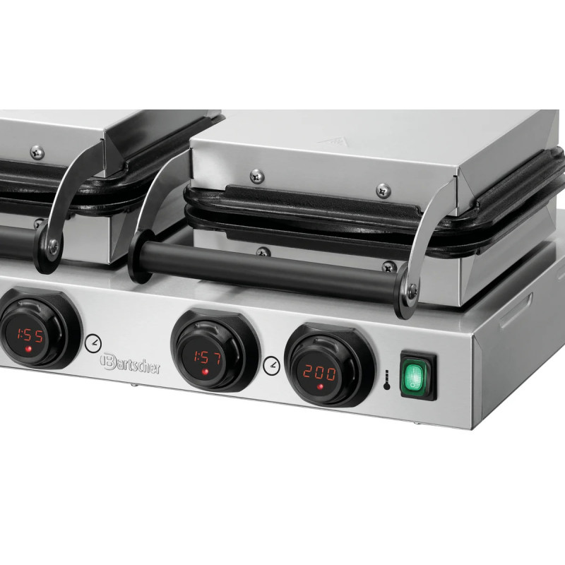Gaufrier MDI 2HW211 double cuisson 2200W | bartscher
