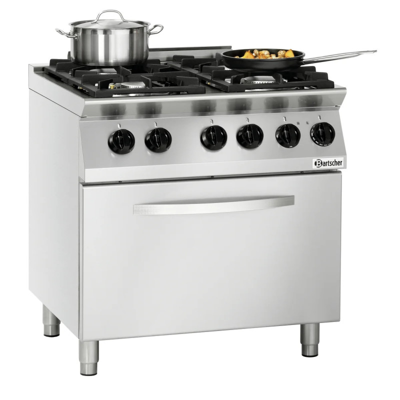 Cuisinière à gaz MFG 7341 puissante 19000W | bartscher