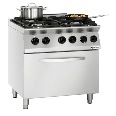 Cuisinière à gaz MFG 7341 puissante 19000W | bartscher