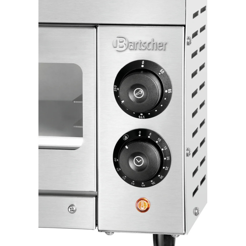 Pizzaofen ST340 mit Schamottstein – bartscher | 510x500x270 mm