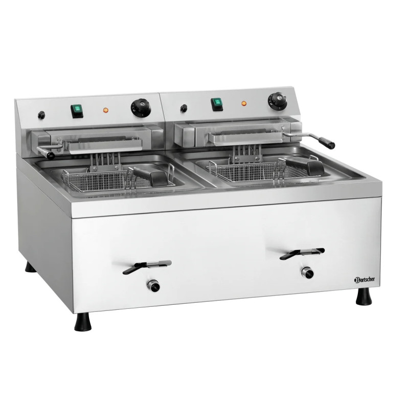 Fritteuse 12L-20 mit 2 Becken – leistungsstark | bartscher