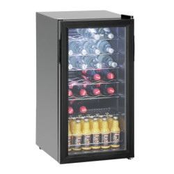 Bottle cooler 88L – Glass door LED lighting | bartscher