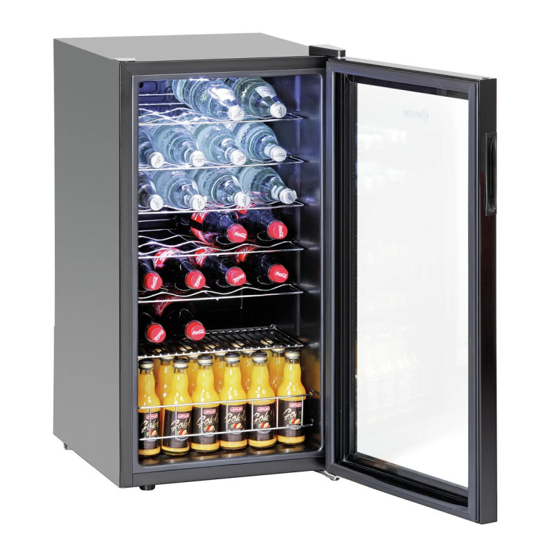 Bottle cooler 88L – Glass door LED lighting | bartscher