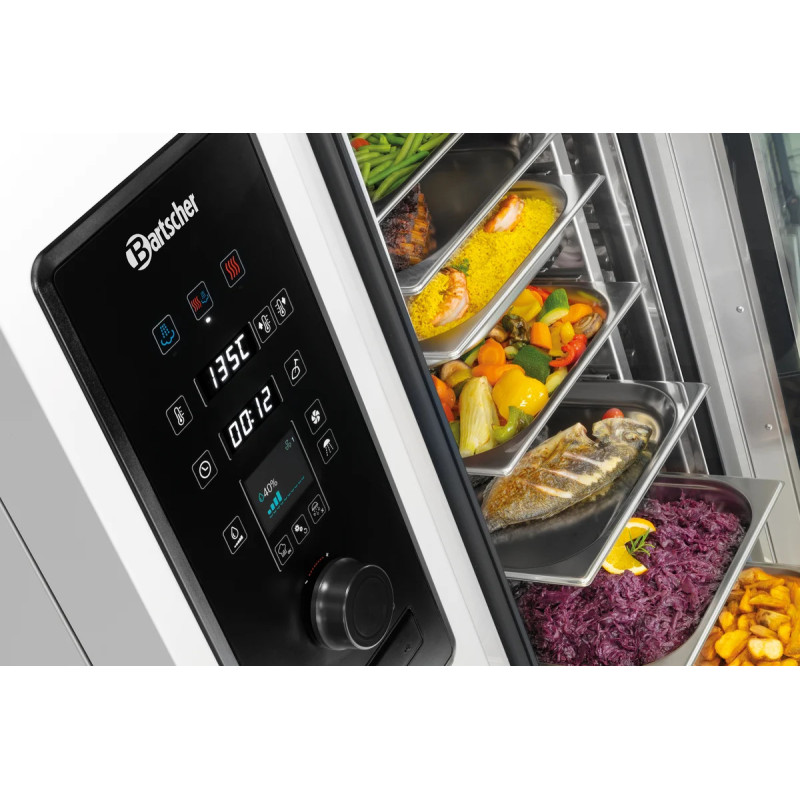 Combi steamer Gigasteam 20110DRS – 3 bar pressure | bartschser