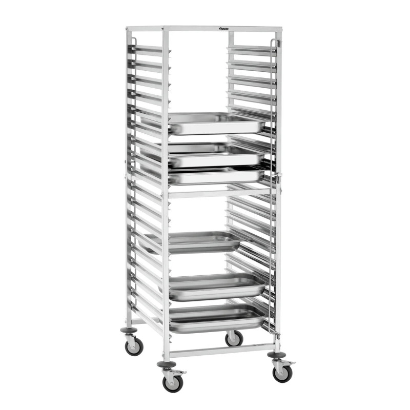 Gastronormwagen AGN1800-2/1 – Edelstahl, mobil | bartscher
