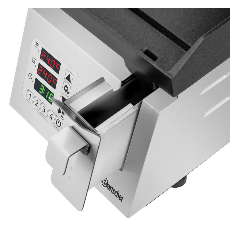 Grill contact DT 2000 1G – cuisson précise 2000W | bartscher