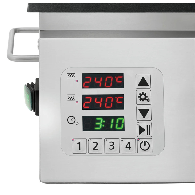 Grill contact DT 2000 1G – cuisson précise 2000W | bartscher
