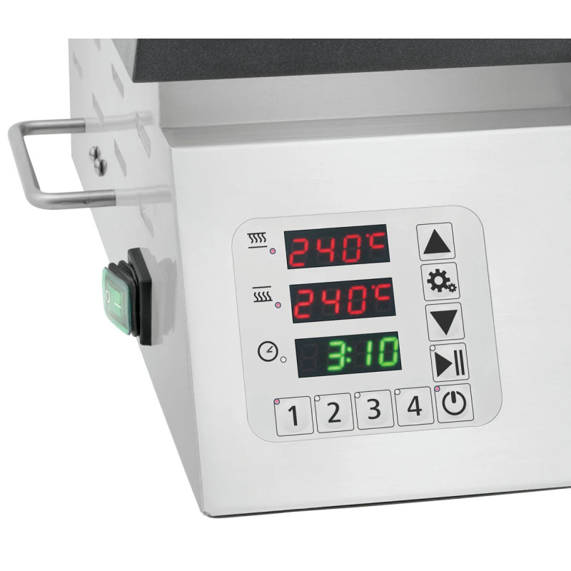 Grill contact DT 2000 1G – cuisson précise 2000W | bartscher