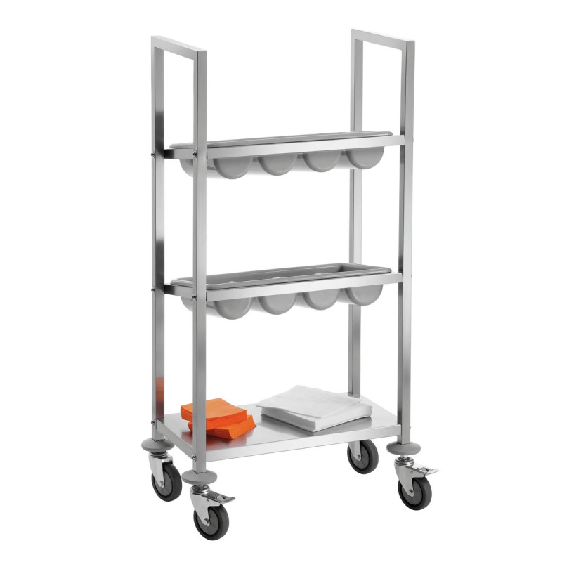 Besteckwagen TBST200 – 60 kg Traglast | bartscher