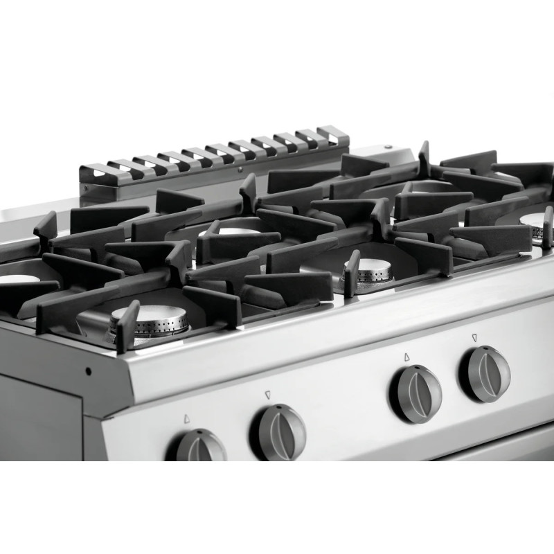 Gasherd 70060 EB11 mit Umluftofen 1200x700x850 | bartscher