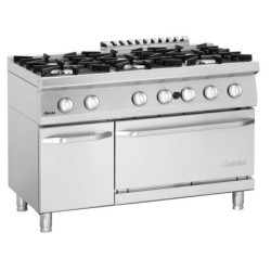 Cuisinière à gaz 70060 GB21 120x70 cm – Puissante | bartscher